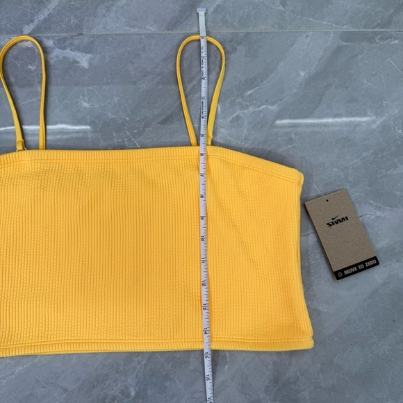 Women’s Nike Swim Ribbed Midkini Bandeau 2 Piece Bikini Swimsuit XL - Picture 15 of 15